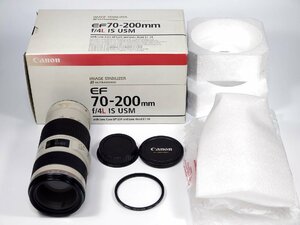 Canon キャノン EF 70-200mm Φ67mm F4 L IS USM IMAGE STABILIZER ULTRASONIC ウルトラソニック ズームレンズ フィルター 箱付き 80