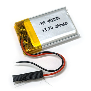 リポバッテリー 402030 200mah 3.7v 1個 充電式 リチウムポリマー 電池 リポ バッテリー Lipo