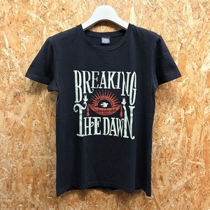 キューミリパラベラムバレット 9mm Parabellum Bullet Tシャツ 『BREAKING THE DAWN TOUR 2013』 バンドT 音楽 半袖 綿100% S 黒 メンズ