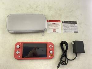 任天堂switchlite ニンテンドースイッチライト HDH-001 どうぶつの森～しずえアロハ柄～ 充電コード ケース付き