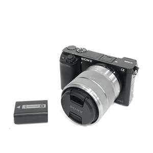 1円 SONY a6000 ILCE-6000 E 3.5-5.6/18-55 OSS ミラーレス一眼 カメラ レンズ ソニー C131801