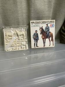 タミヤ TAMIYA プラモデル MILITARY MINIATURES 1/35 WEHRMACHT MOUNTED INFANTRY SET ドイツ将校 乗馬セット