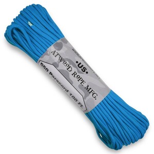 ATWOOD ROPE 550パラコード タイプ3 ブルー [ 30m ] アトウッドロープ blue 青 商用