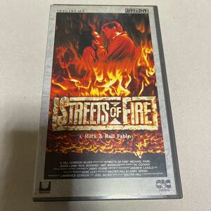 STREETS OF FIRE ストリート　オブ　ファイヤー　VHS ロカビリー　バイカー　アウトロー B級映画
