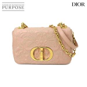 クリスチャン ディオール Christian Dior カロ スモール チェーン ショルダー バッグ レザー ピンク Caro Small 90228082