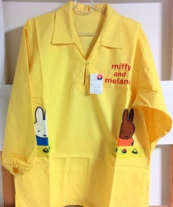 送510円～ コラボ! ミッフィー「miffy and melanie ミッフィーとメラニー」スモック　タグ付き 子供 衣類 アパレル ファンシー ウサギ 服