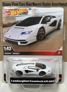 2023 1:43 HOT WHEELS PREMIUM Car Culture LAMBORGHINI COUNTACH LPI 800-4 #1 海外 即決