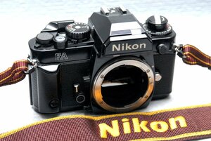 Nikon ニコン 人気の高級一眼レフカメラ FA（黒）ボディ 希少な作動品　（腐食無し）