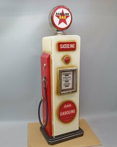 レッドスター ガソリン ガスポンプ CDタワー GASOLINE キャビネット マルチラック 全長約85センチ アメリカン雑貨 [12-2] No.9753