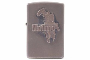 ZIPPO ジッポー オイルライター Marlboro マルボロ カウボーイ ゴールドカラー 喫煙具 喫煙グッズ 4340-HA