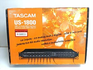 TASCAM タスカム US-1800 USB2.0オーディオMIDIインターフェース ※ジャンク《4093