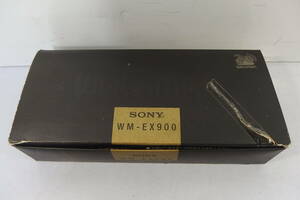 ◆未使用 SONY(ソニー) 20周年記念限定 強力重低音GRV搭載 カセットウォークマン WM-EX900 ゴールド ポータブルカセットプレーヤー 日本製