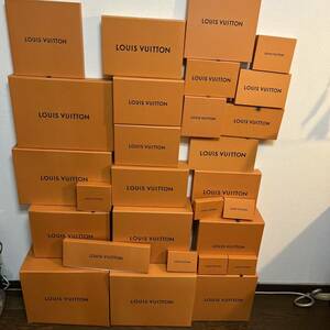 28個！LOUIS VUITTON ルイヴィトン　空箱　大量　オレンジボックス　保存箱 