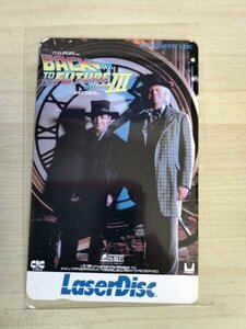 未使用品 美品 テレホンカード BACK TO THE FUTURE PART III 額面500円/マイケル・J・フォックス/クリストファー・ロイド/テレカ/327025