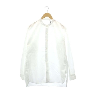 キャプテン サンシャイン KAPTAIN SUNSHINE 22AW Stand Collar Shirt スタンドカラー シャツ 長袖 36 白 ホワイト /DF ■OS メンズ