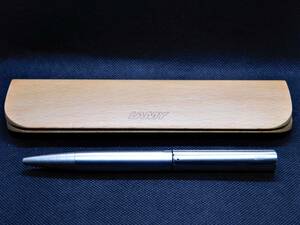 ※動画あり●1点限りの廃盤品●ラミー ダイアログ2 LAMY dialog2 高級ボールペン ローラーボール ナッド ホルシャー ツイスト 専用木箱付!!