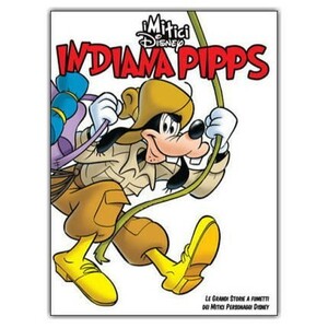 ディズニー　インディアナ・グーフィー　イタリア洋書　I Mitici Disney Vol.23 『INDIANA PIPPS』　コイン付　2009年7月13日発行　新品