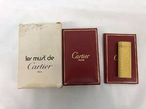 Cartier カルティエ ゴールド ライター 箱あり