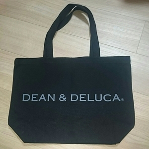 【DEAN&DELUCA*ディーン&デルーカ】トートバッグ*大*黒*ブラック★新品未使用★