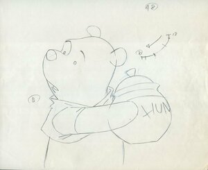 Aセル画　原画 クマのプーさん（Winnie-the-Pooh）　其の1