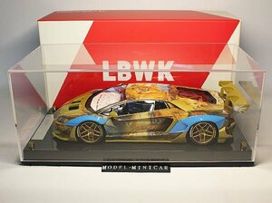 ▲ONE OFF！世界1台！LB Works 1/18 ランボルギーニ LP700-4 Liberty Walk アヴェンタドール 2.0 Zero Fighter LBWK Resin Model