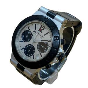 BVLGARI ブルガリ アルミニウム メンズ腕時計 AC38TA