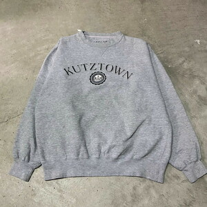 90年代 KUTZTOWN カレッジ ロゴプリント スウェットシャツ メンズXL相当