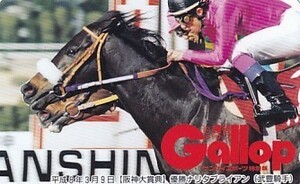 〆Gallop ナリタブライアン 阪神大賞典 武豊テレカ