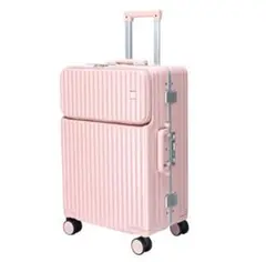 [Ashard] スーツケース 機内持込 アルミフレーム キャリーケース ピンク