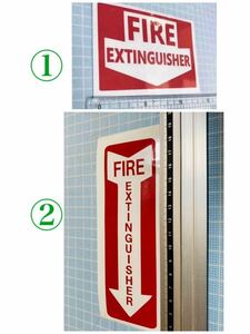 アメリカン　fire extinguisher消火器　消火栓　ステッカー