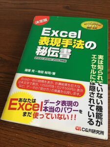 【送料180円】 Excel 表現手法の秘伝書 参考書 エクセル テキスト