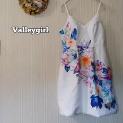バリーガール Valleygirl キャミソールワンピ 花柄 ミニ丈 リゾート