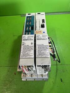 G09 三菱 MITSUBISHI 2点セットSERVO DRIVE UNIT MDS-C1-V2-0505，POWER SUPPLY UNIT MDS-A-CR-10