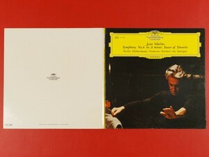 ◇◇カラヤン ベルリン・フィル/シベリウス 交響曲 第4番/国内盤LP、MG2158 #J08YK2