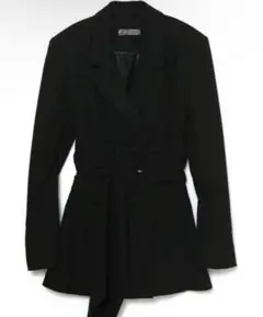 melt the lady thick belt jacket onepiece