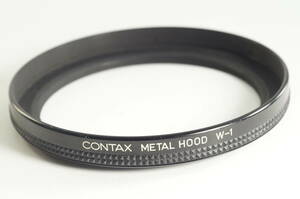 plnyeA006[キレイ 送料無料] CONTAX CONTAX METAL HOOD W-1 取付けネジ径は82mm Distagon T ＊21mm F2.8 28-85mm F3.3-4 コンタックス