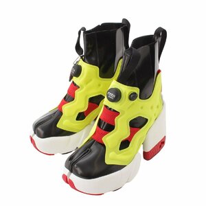 【メゾンマルジェラ】Maison Margiela　Reebok タビ×インスタポンプ フューリー ハイカットスニーカー マルチカラー 37【中古】188575