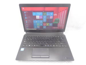 i5第7世代 TOSHIBA dynabook R73/H/i5-7200U 2.5GHz/4GB/SSD 128GB/無線/BLUETOOTH/13.3インチ/Windows10 中古動作品(F172)