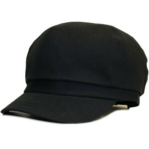 帽子 大きいサイズ 送料無料 男女兼用 調節可能 キャスケット BIG 大きめサイズ ラージ ブラック