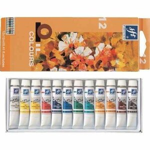 アーテック 油絵具 ファースター 油絵具 12色セット 102039 12ml(未使用品)　(shin