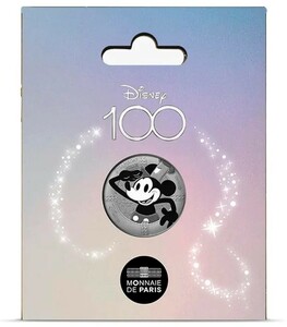 2023 フランス ディズニー100周年 ミッキーマウス パリ造幣局発行カラーメダル