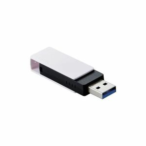 エレコム キャップ回転式USBメモリ(ホワイト) MF-RMU3B032GWH /l