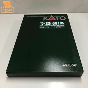 1円〜 ジャンク KATO Nゲージ 10-326 681系「サンダーバード」 3両増結セット