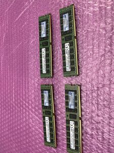 ★サーバー用メモリ★4枚セット合計128GB SAMSUNG 32GB 2Rx4 PC4-2133P-RA0-10-DC0★現状引き渡し★動作未確認★