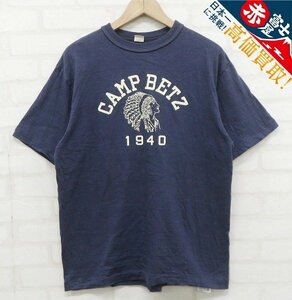 8T1535/未使用品 ウエアハウス 4601 CAMP BETZ Tシャツ WAREHOUSE