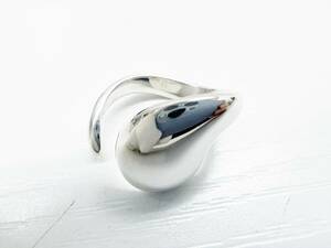 美品　Georg Jensen　ジョージジェンセン　925　モダン　リング　指輪　＃397　約7～7.5号