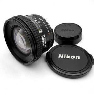 ニコン NIKON AF NIKKOR 20mm 1:2.8 単焦点レンズ 広角レンズ カメラレンズ オートフォーカス 動作未確認 現状品