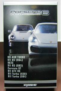 京商1/64★ポルシェ ミニカーコレクション６★PORSCHE 911 Turbo(991)レッド★KYOSHO2015