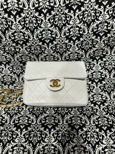 美品　CHANEL マトラッセ　ミニ　チェーンショルダーバッグ 