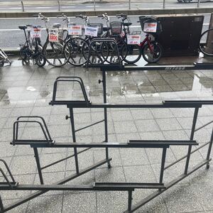 大阪市福島区　自転車展示台　ひな壇4段　ミヤタ用　中古　手渡しのみ！
